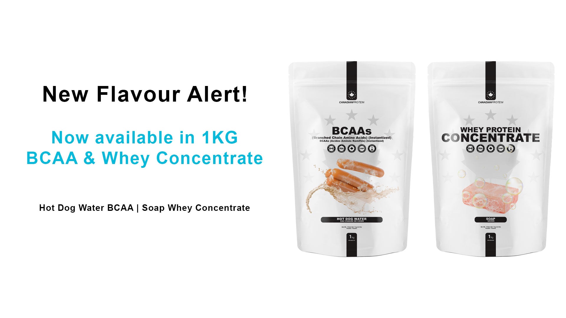 Introducing New BCAA and Whey Protein Concentrate Flavours!