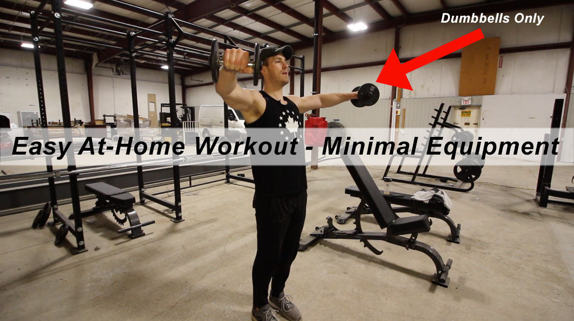At home workout with minimal equipment