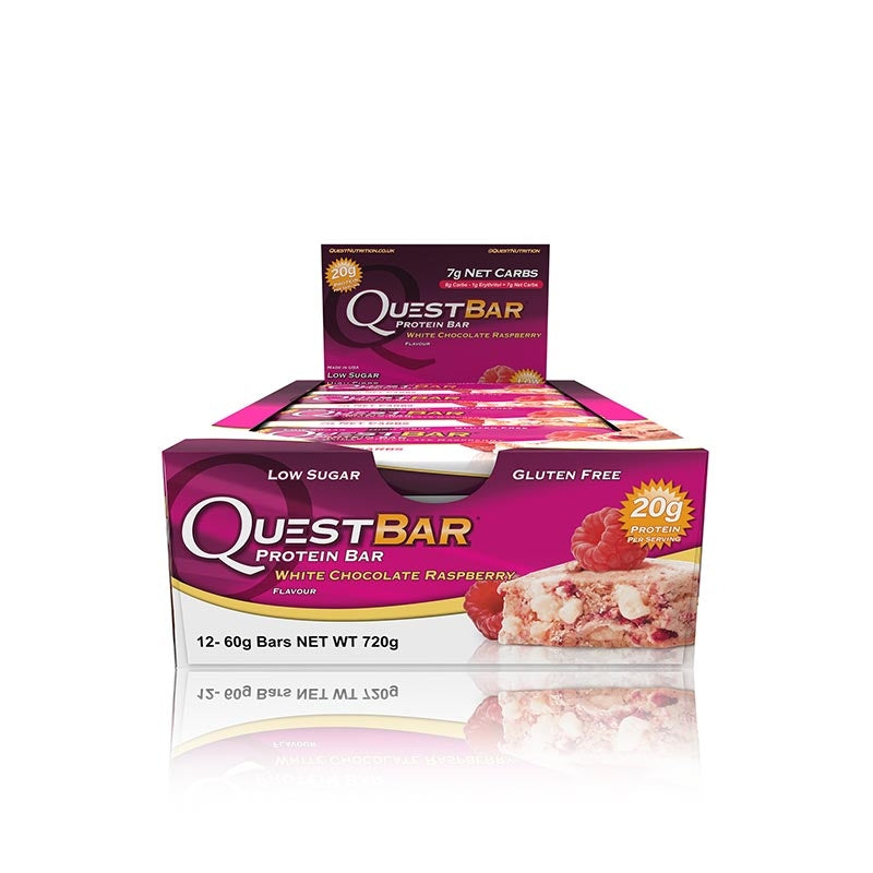 Quest Bars - White Chocolate Raspberry