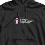 'I support breast cancer awareness' Champion Pullover Hoodie