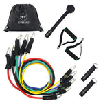 11 Piece Resistance Band Set with Handles and Door Anchor